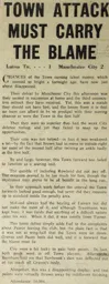 Match Report: Luton Town FC vs Manchester City (8th Mar 1958)