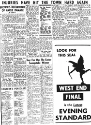 Match Report: Luton Town FC vs Chelsea (5th Apr 1958)