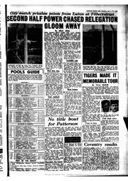 Match Report: Leicester City vs Luton Town FC (8th Apr 1958)