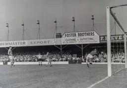 Bolton keeper Eddie Hopkinson makes a comfortable save