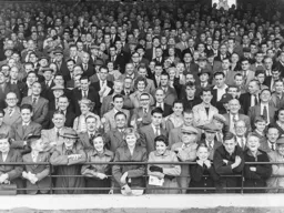 These supporters in the Oak Road end would have gone home happy as the Town went top of the league