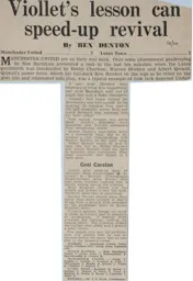 Match Report: Manchester United vs Luton Town FC (22nd Nov 1958)