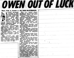 Match Report: Manchester United vs Luton Town FC (22nd Nov 1958)