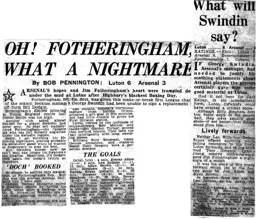 Match Report: Luton Town FC vs Arsenal (26th Dec 1958)