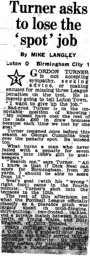 Match Report: Luton Town FC vs Birmingham City (3rd Jan 1959)