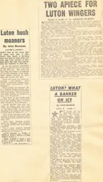Match Report: Luton Town FC vs Leeds United (10th Jan 1959)
