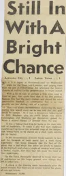 Match Report: Leicester City vs Luton Town FC (24th Jan 1959)