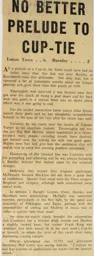 Match Report: Luton Town FC vs Burnley (7th Feb 1959)
