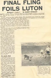 Match Report: Blackpool vs Luton Town FC (28th Feb 1959)