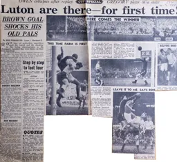 Match Report: Luton Town FC vs Blackpool (4th Mar 1959)