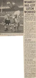Match Report: Tottenham Hotspur vs Luton Town FC (4th Apr 1959)