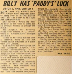 Match Report: Luton Town FC vs Manchester United (11th Apr 1959)