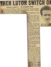Match Report: Everton vs Luton Town FC (22nd Aug 1959)