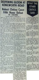 Match Report: Luton Town FC vs Chelsea (17th Oct 1959)