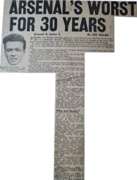 Match Report: Arsenal vs Luton Town FC (26th Dec 1959)