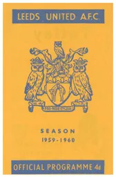Programme: Leeds United vs Luton Town FC (2nd Jan 1960)