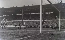 The ball whistles wide