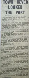 Match Report: Chelsea vs Luton Town FC (5th Mar 1960)