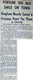 Match Report: Newcastle United vs Luton Town FC (19th Mar 1960)