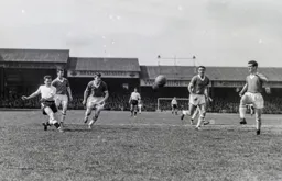 Joe McBride blasts in a shot