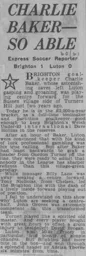 Match Report: Brighton & Hove Albion vs Luton Town FC (12th Nov 1960)