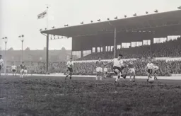 Gordon Turner nets the fourth from the spot