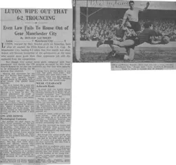 Match Report: Luton Town FC vs Manchester City (1st Feb 1961)