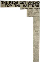 Match Report: Barnsley vs Luton Town FC (18th Feb 1961)