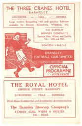 Programme: Barnsley vs Luton Town FC (18th Feb 1961)