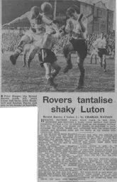 Match Report: Bristol Rovers vs Luton Town FC (25th Feb 1961)