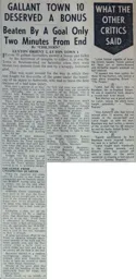 Match Report: Leyton Orient vs Luton Town FC (11th Mar 1961)