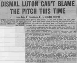 Match Report: Luton Town FC vs Scunthorpe United (29th Apr 1961)