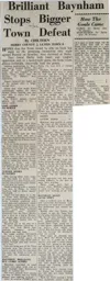 Match Report: Derby County vs Luton Town FC (23rd Aug 1961)