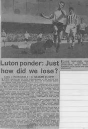Match Report: Luton Town FC vs Huddersfield Town (2nd Sep 1961)