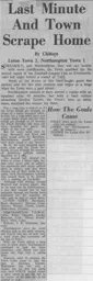Match Report: Luton Town FC vs Northampton Town (13th Sep 1961)