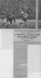 Match Report: Charlton Athletic vs Luton Town FC (23rd Sep 1961)