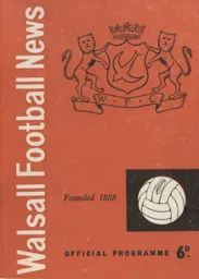Programme: Walsall vs Luton Town FC (26th Dec 1961)