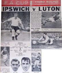 Match Report: Ipswich Town vs Luton Town FC (6th Jan 1962)