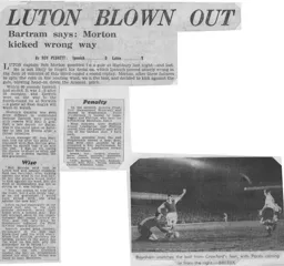 Match Report: Luton Town FC vs Ipswich Town (15th Jan 1962)