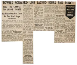 Match Report: Southampton vs Luton Town FC (3rd Feb 1962)