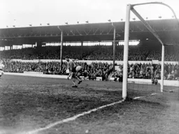 The ball drifts wide