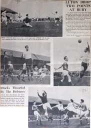Match Report: Bury vs Luton Town FC (24th Feb 1962)