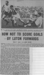 Match Report: Stoke City vs Luton Town FC (7th Apr 1962)
