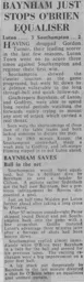 Match Report: Luton Town FC vs Southampton (29th Aug 1962)