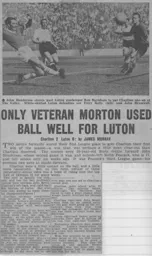 Match Report: Charlton Athletic vs Luton Town FC (1st Sep 1962)