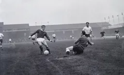 Ron Baynham goes to ground