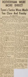 Match Report: Rotherham United vs Luton Town FC (21st Dec 1962)