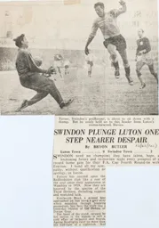 Match Report: Luton Town FC vs Swindon Town (26th Jan 1963)