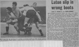 Match Report: Luton Town FC vs Swindon Town (26th Jan 1963)