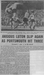 Match Report: Portsmouth vs Luton Town FC (23rd Feb 1963)